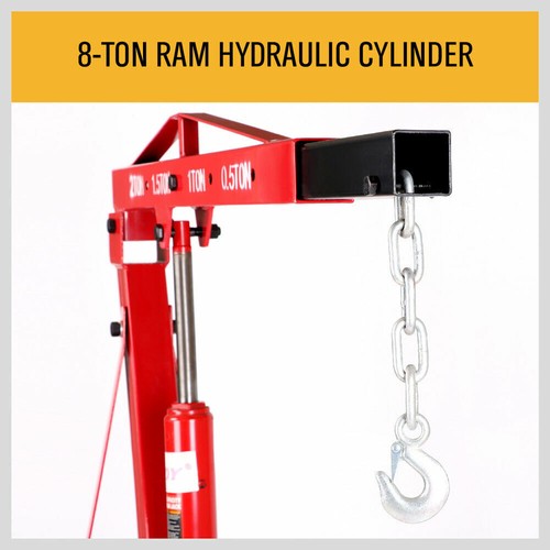 Heavy Duty 2 Ton Hydraulic Engine Crane + 900Kg Engine Leveler Balancer Workshop - Picture 4 of 11