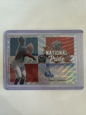 2021 Leaf Metal Draft National Pride Silver Mojo Eddys Leonard #NP-EL1 Auto