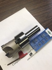 2" 90 degree index face mill 1 Straight arbor, 10 Extra R390 Inserts 506-SDVK-2