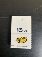 Nintendo Gamecube Memory Card 16x Memory Cube Mad Catz - TESTED
