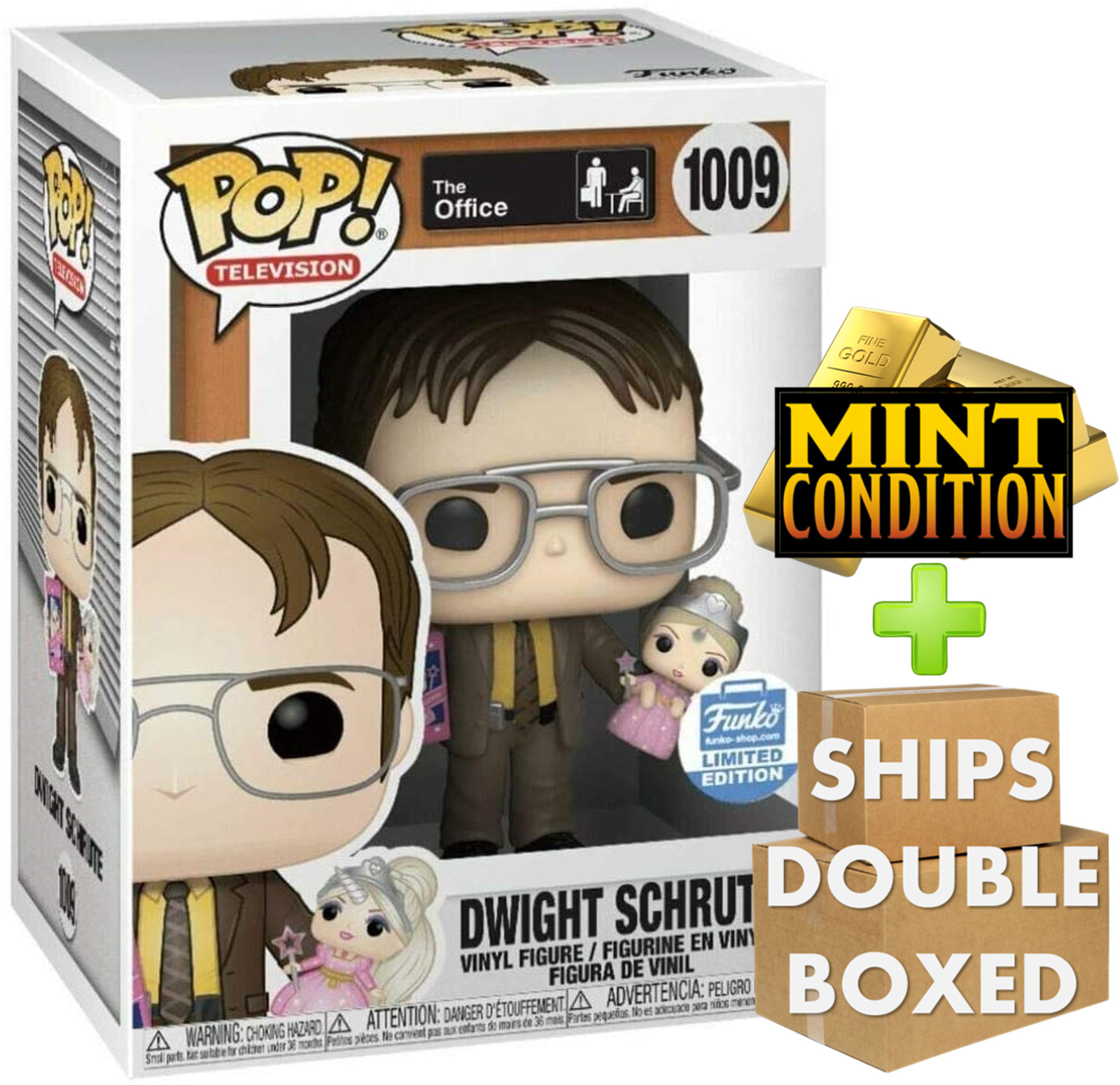 🔥Funko Pop! Television #1009 Dwight Holding Doll The Offi