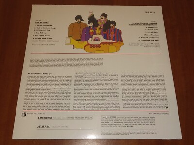 THE BEATLES YELLOW SUBMARINE LP *EU* 2012 EMI REMASTERED VINYL