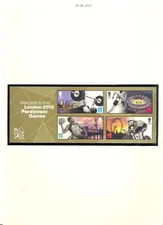 GREAT BRITAIN 2010-126 ST. =LONDON PARA OLYMPICS= ** VF --RARE 