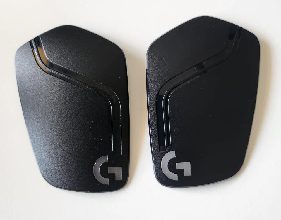 2 Original Logitech G935 Replacement Part - Battery Compartment Cover L/R