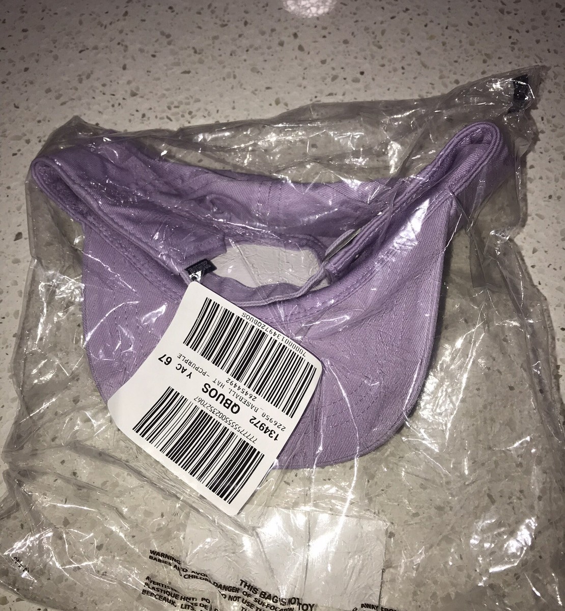 Vs Victorias Secret Pink Adjustable Baseball Hat Cap Purple 