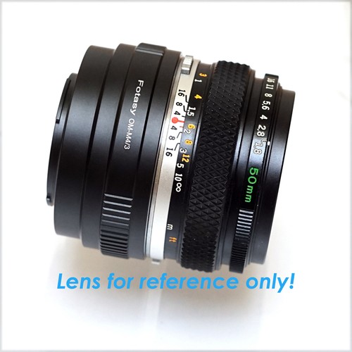 Olympus OM lens to Micro M4/3 Adapter for BlackMagic Design MFT Mount Camera - Picture 7 of 9