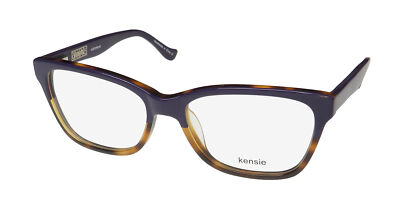 KENSIE STATEMENT CATEYE LENSES FULL-RIM HANDMADE ACETATE EYEGLASS FRAME/GLASSES