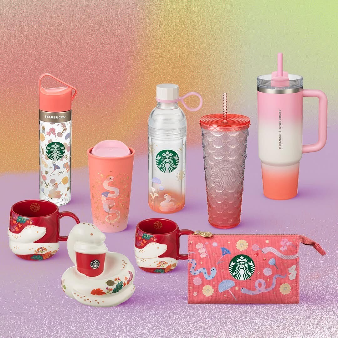 2025 Starbucks Mushy Snake Lunar New Year Collection Brand New | eBay