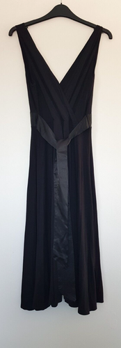 BNWT Love Label Ladies Calf Length Evening/Occasion Dress in Black Design Size 8 - Picture 2 of 6