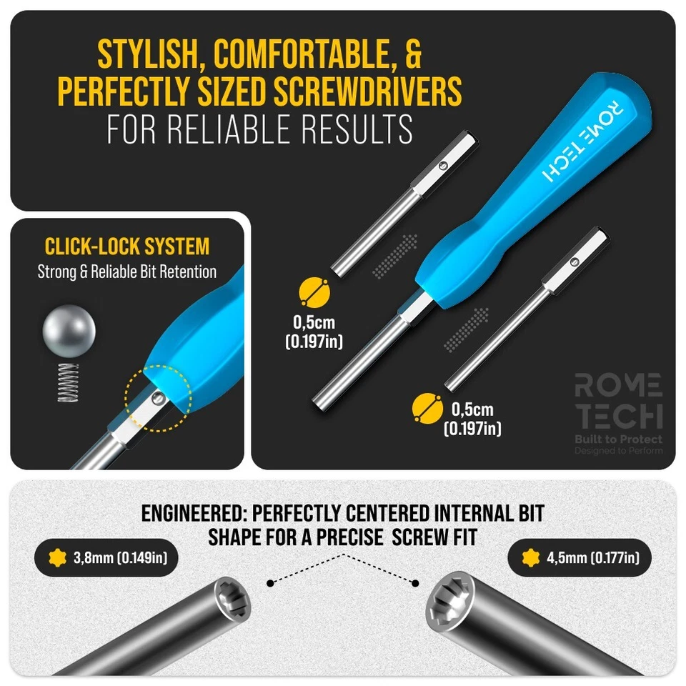 Gamebit Screwdriver 3.8 4.5mm for NES SNES N64 GameBoy GC Virtual Boy and Sega - Image 4 of 4