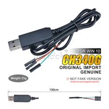 CH340G to TTL RS232 Serial 5V USB Cable with WIN10 for Arduino AVR MCU ARM