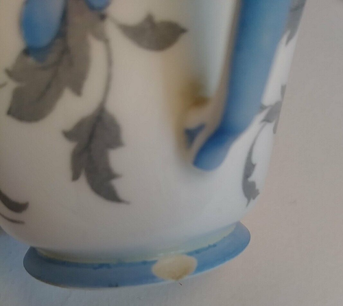 Royal Grafton Ashley Bone China Teacup & Saucer Vintage Blue Flowers Gold Trim - Picture 11 of 11