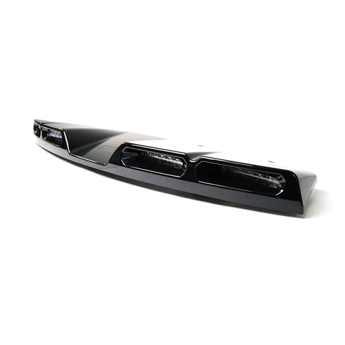 FITS LAND ROVER DEFENDER 90/110 (2020+) FRONT ROOF SPOILER LIGHT BAR GLOSS BLACK - Picture 8 of 11