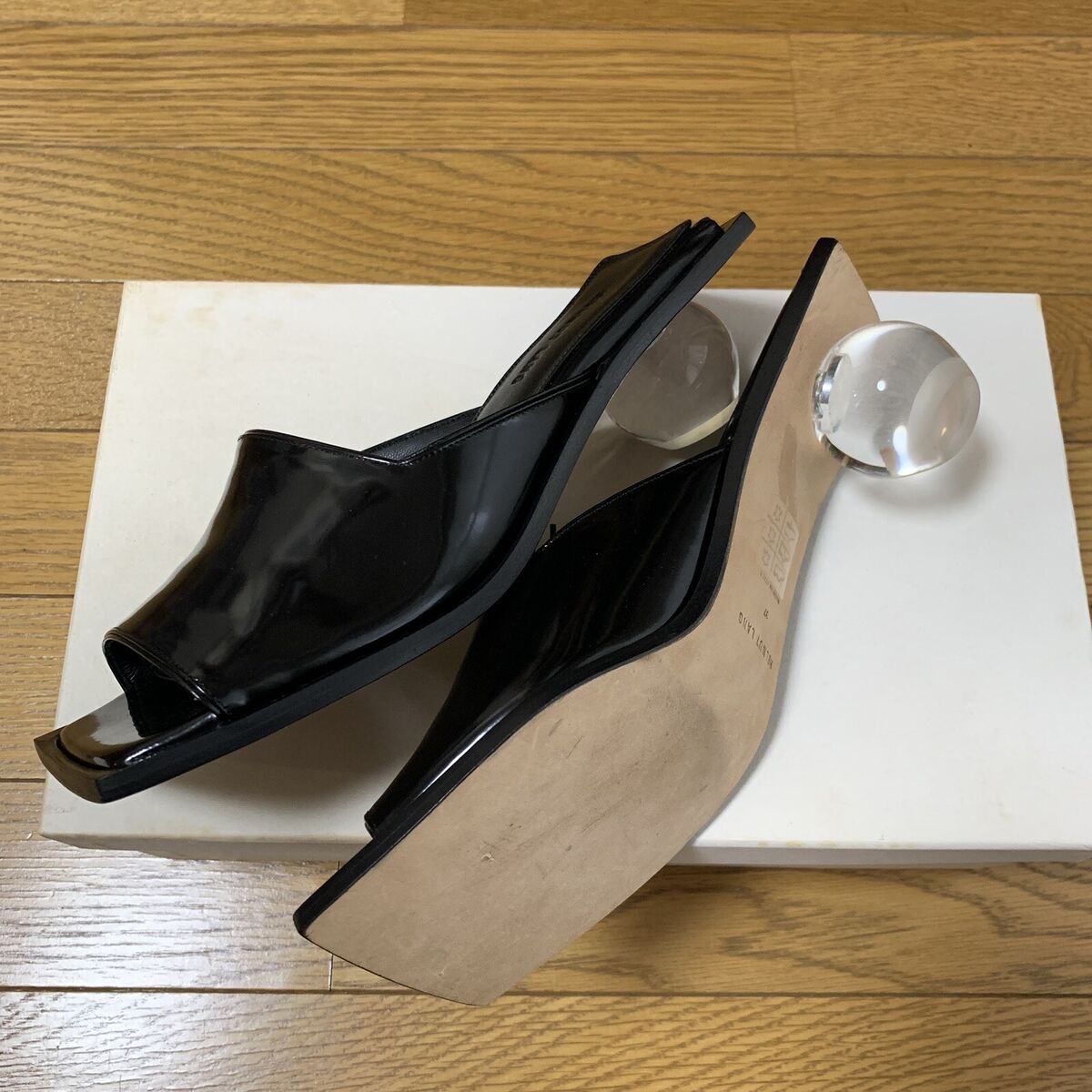 Helmut Lang Ball Heel Sandals Slippers Shoes 36 | eBay Helmut Lang Ball Heel Sandals Slippers Shoes 36 | eBay