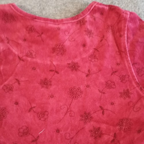 Circo Dress Girls Large Red Long Sleeve Flowy Cottage Boho Renfaire Peasant - Picture 11 of 13