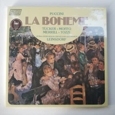 La Boheme Puccini RCA 2 record set VLS03969 Sealed 1982 Roma Opera House 