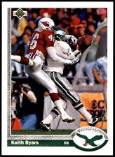 Keith Byars #282c 1991 Upper Deck