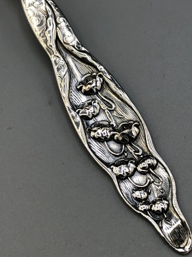 Lily of the Valley by Whiting sterling silver Teaspoon 6" - Picture 2 of 4