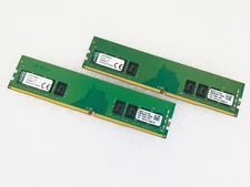 KIT OF 2 Kingston KVR21N15D8K2/8 8GB (2x4GB) 288-Pin DDR4 SDRAM PC4 Desktop RAM