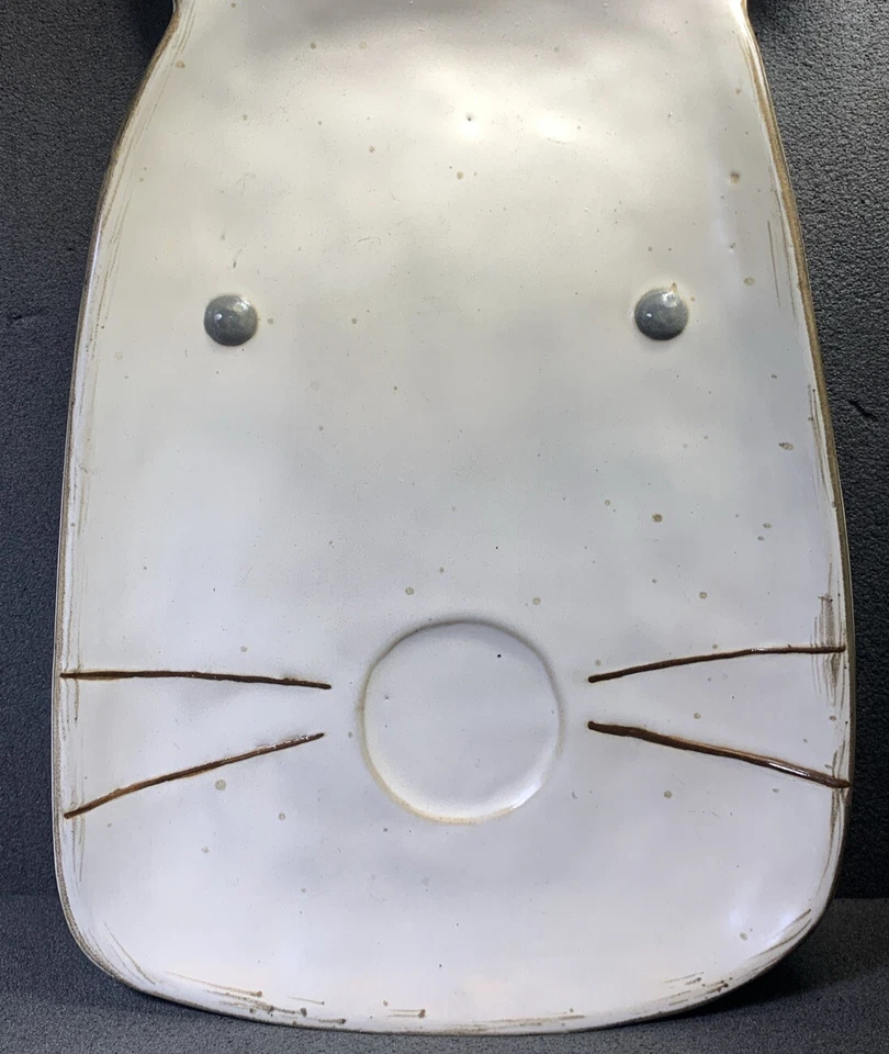 MUD PIE BUNNY CHIP AND DIP TRAY 仅 14 英寸 X 8 英寸可爱! 2021,陶瓷,中国 — 第 2/4 张图片