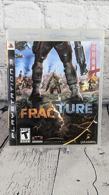 Fracture (Sony PlayStation 3 PS3 2008) Complete w/ Manual CIB Tested