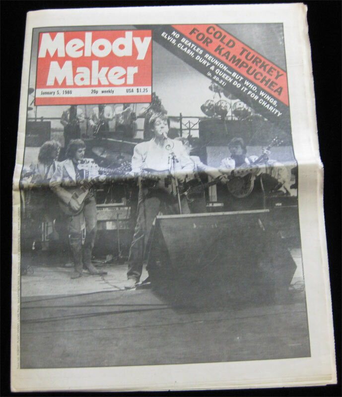 Melody Maker 1/5/1980 RARE VTG Music Magazine Paul McCartney