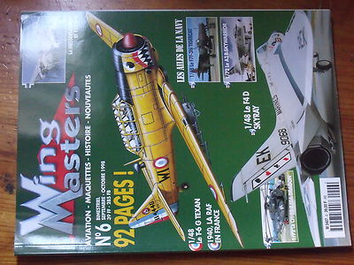 Wing Masters N°11 JUILLET AOUT 1999 Aviation Maquettes Histoire