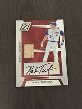 2005 Donruss Zenith Z-Bats Z-Batgraphs Auto Insert SSP /25 #ZB-99 MARK TEIXEIRA