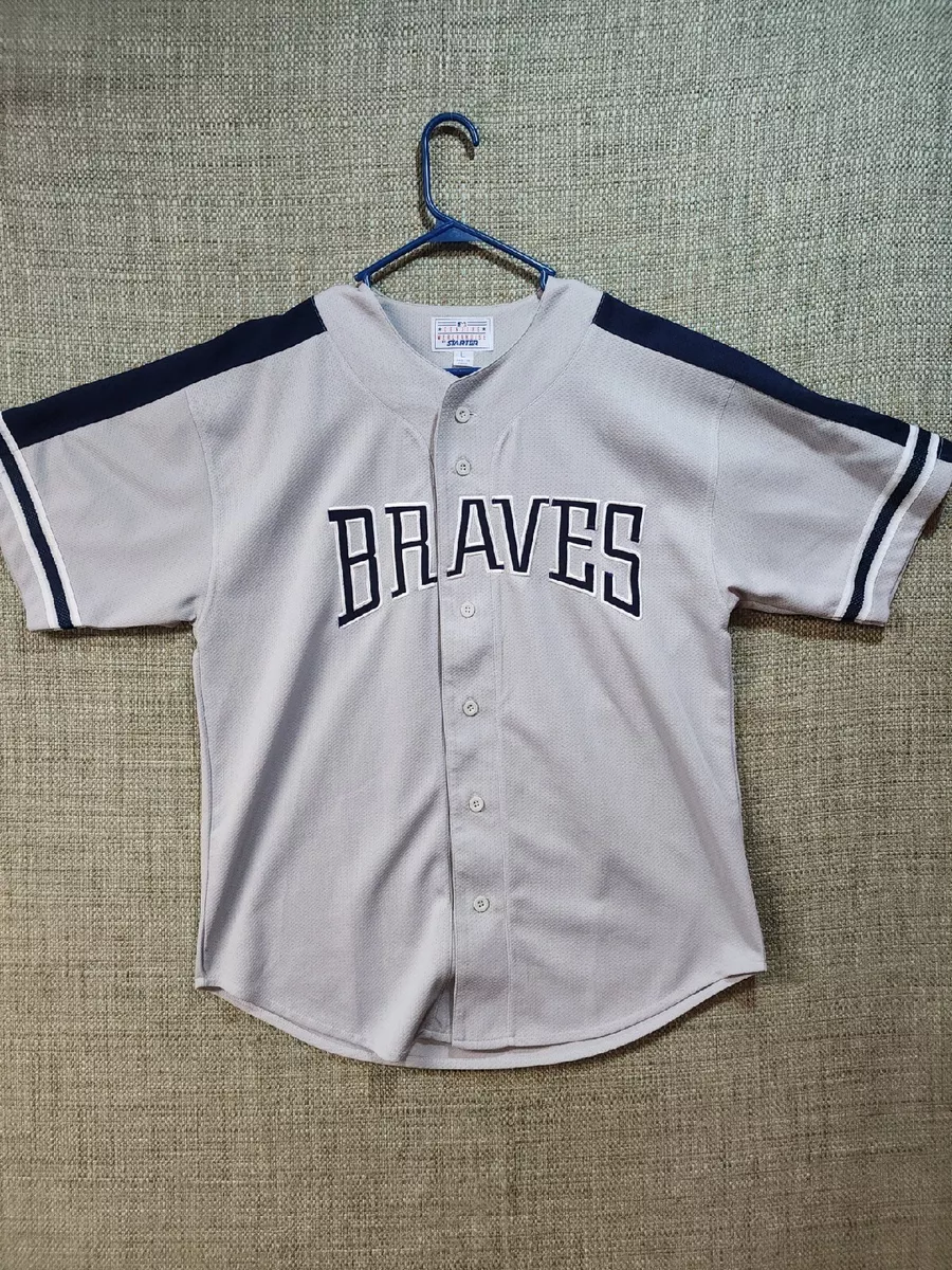 Atlanta Braves Starter Size Large Alternate Away Jersey MLB