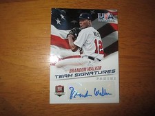 BRANDON WALKER 2015 Panini USA Baseball 15U National AUTO Autograph #/299 QTY