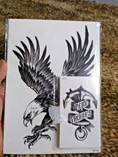 42 Sheets Realistic Temporary Tattoos For Adults Costume Cosplay NEW
