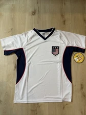 Rhinox Jersey Men's Navy White USA Soccer Training American Flag Small