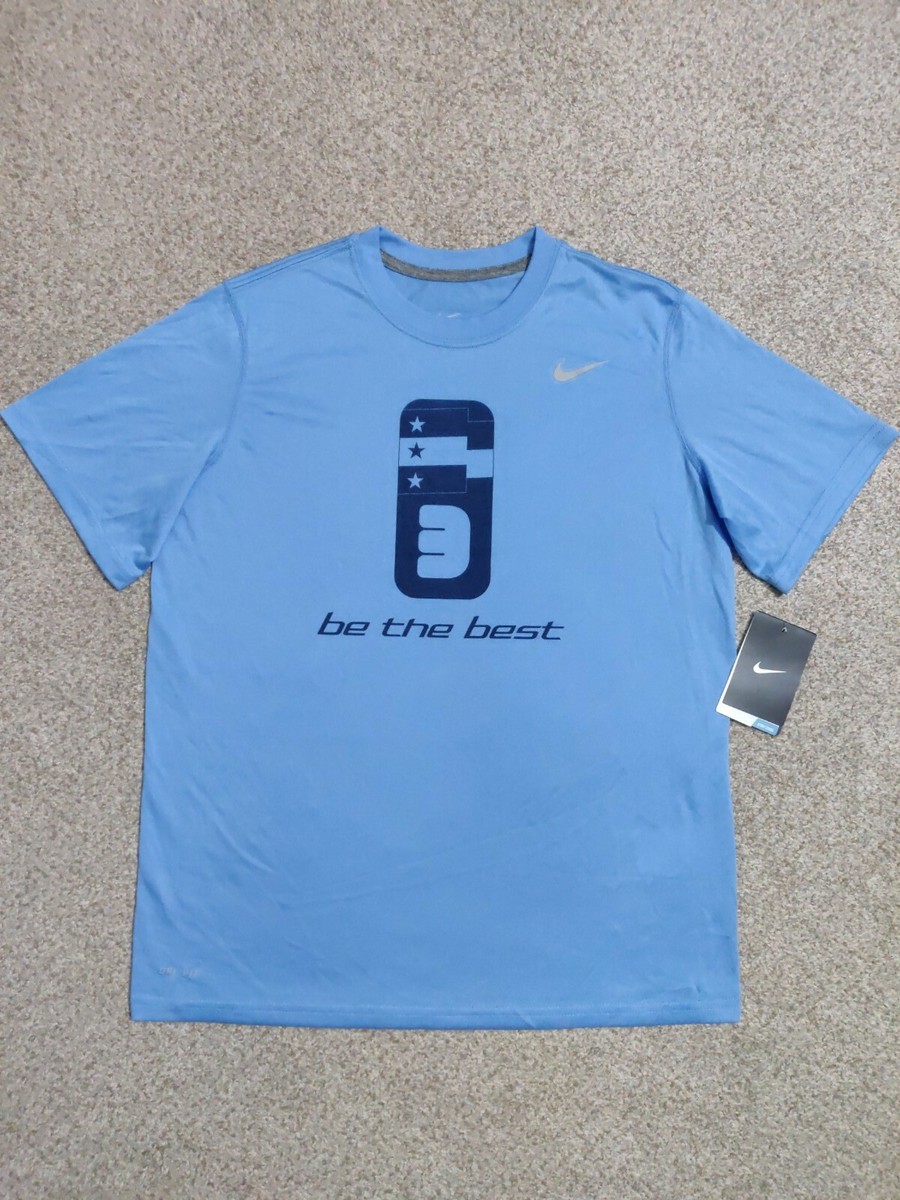 Nike Training Boys Athletic T-Shirt Be the Light Blue