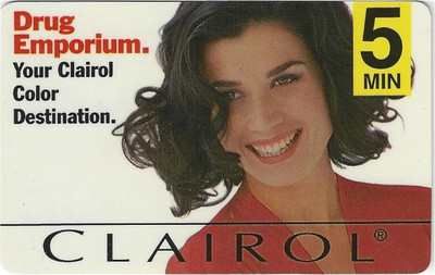 TK 109 Telefonkarte/Phonecard Traveltel 5m Drug Emporium Your Clairol Color