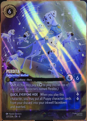 Lorcana: Perdita - Determined Mother ENCHANTED!!