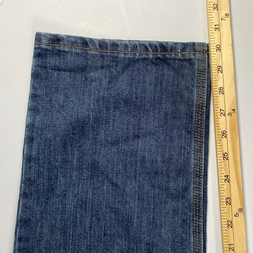 Carharrt Jean Mens 38X30 Blue Denim Straight Leg Traditional Fit Workwear Casual - Picture 13 of 14