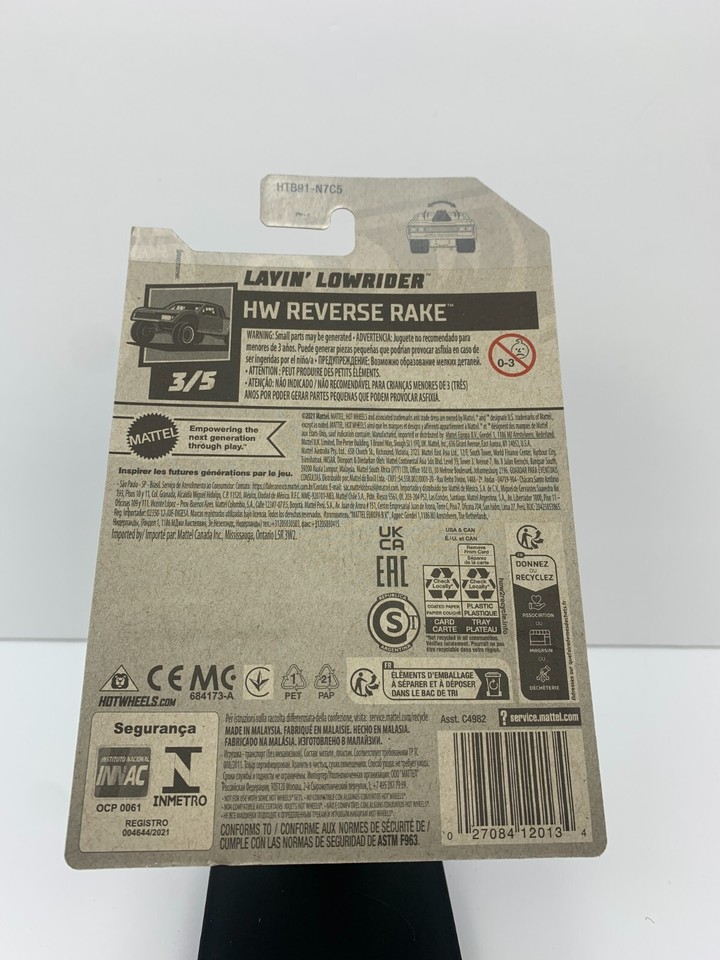 Hot Wheels 2024 Mainline E Case HW Reverse Rake Layin Lowrider 113/250 ...