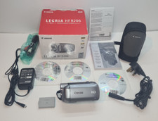 Canon Legria HF R206 HD Camcorder Dual SDXD Slots Boxed With Accessories