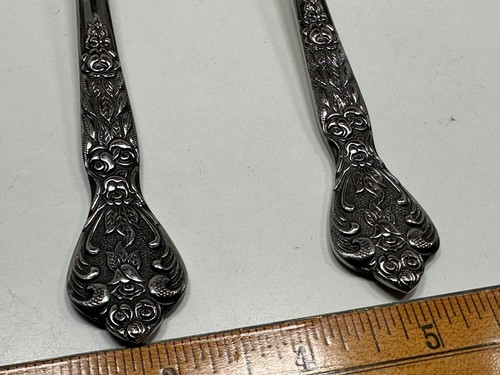 Versailles by MSI Japan Stainless Table Serving Spoons Flatware NOS Box Vintage - Picture 6 of 24