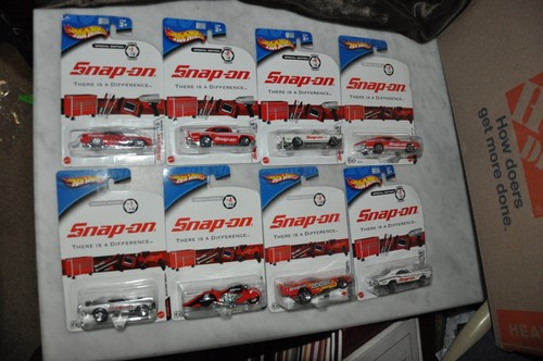 Snap On Tools Hot Wheels Special Edition Set Of 8 cars