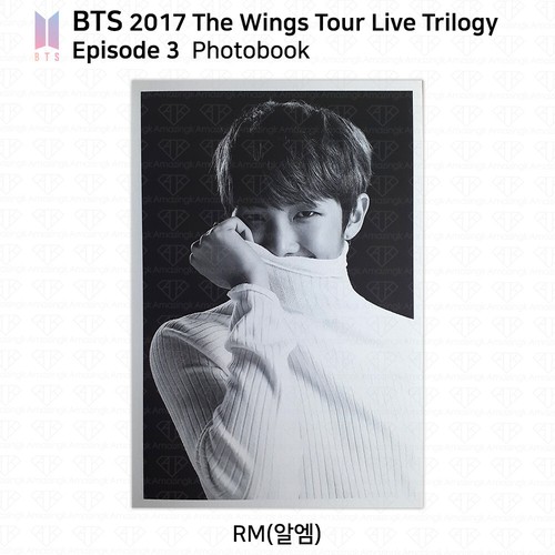 BTS 2017 The Wings Tour Live Trilogy Episode 3 Photobook Face Photo Collection - Picture 43 of 75