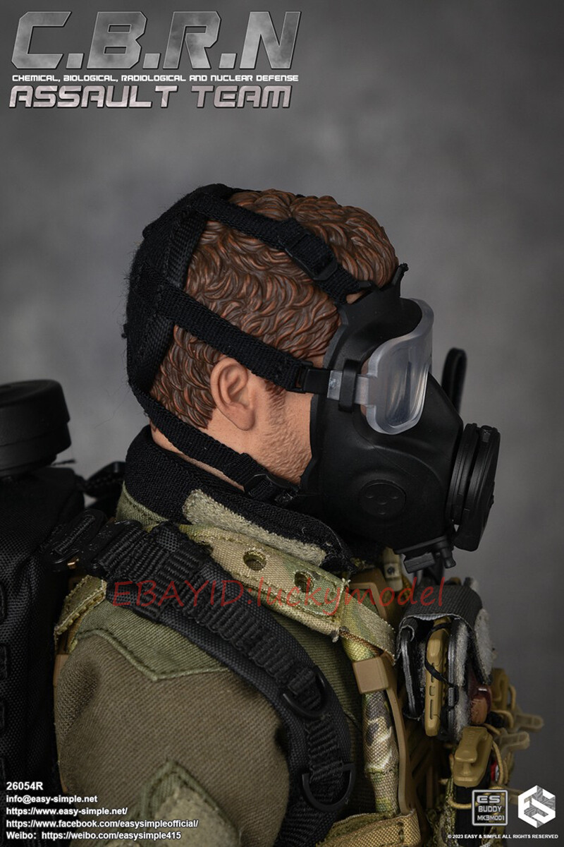 EASY&SIMPLE ES 26054R 1/6 CBRN Assault Team Soldiers Action EASY&SIMPLE ES 26054R 1/6 CBRN Assault Team Soldiers Action