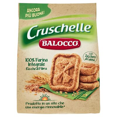 Balocco Cruschelle Biscotti Con Farina Integrale e Zucchero Di Canna Kekse 700g