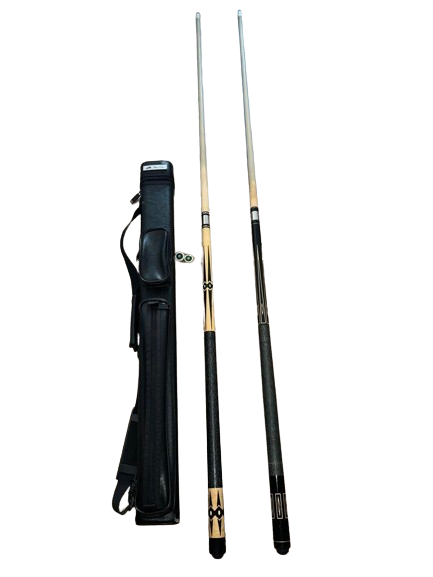 2 Billiard Cues W/Case William 21 SYSTEM Used From Japan | eBay