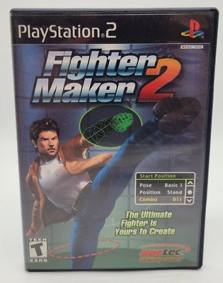 Fighter Maker 2 (Sony PlayStation 2, 2002) PS2 Complete CIB