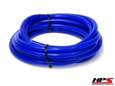 HPS 1/4" (6mm) ID Blue High Temp Silicone Vacuum Hose Tubing - 5 Feet Roll