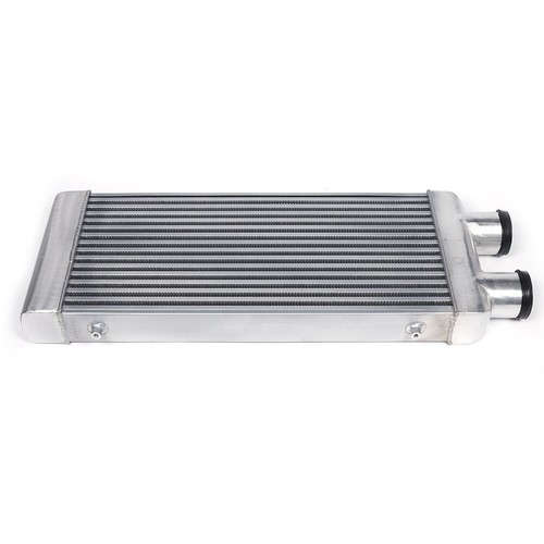 Intercooler turbo de aluminio montaje frontal mismo lateral de E/S de 3"" tipo placa 31"x13"x3" - Imagen 3 de 8