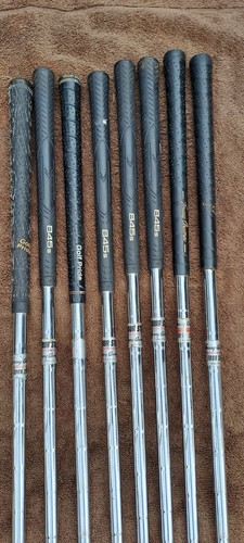 golf clubs irons set TOMMY ARMOUR 845 s SILVER SCOT stiff S flex RH 8 clubs - Picture 8 of 9