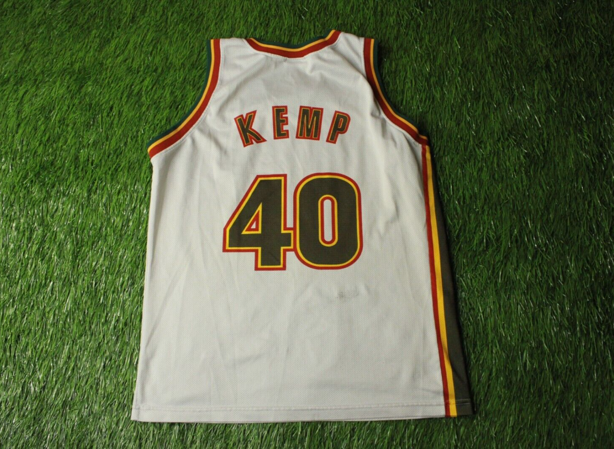 SONICS KEMP 40 ユニフォーム SEATTLE SUPER SONICS # 40 KEMP BASKETBALL SHIRT JERSEY CHAMPION
