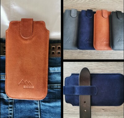 ASSEM für Motorola Moto G8 Power echt Leder Gürtel Tasche Hülle Etui case cover 